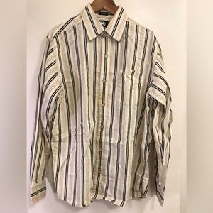 Size large yellow black white and pin Stripe